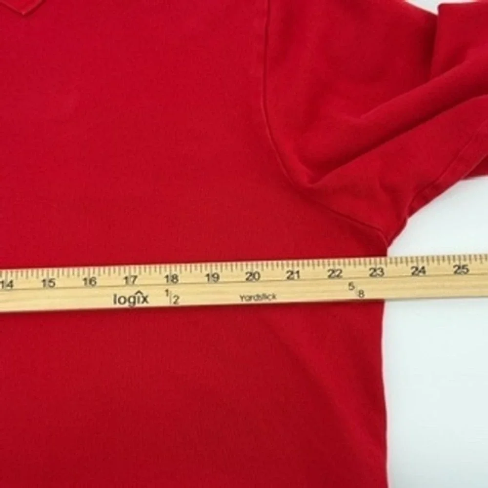 Polo Golf Ralph Lauren Red Pima‎ Cotton Elastane Short Sleeve Polo Shirt Mens L